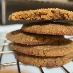 Close-up view of decorated autumn gingerbread cookies with vibrant colors.