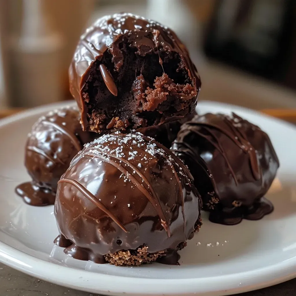Side perspective of freshly made energy balls with a prominent sweet potato ingredient, sprinkled with oats.