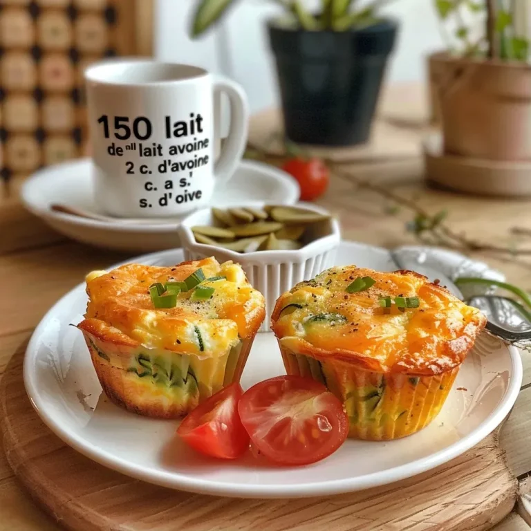 Des muffins salés aux légumes pour un apéritif équilibré et gourmand Close-up of healthy savory muffins with vegetables, showcasing a golden-brown crust.