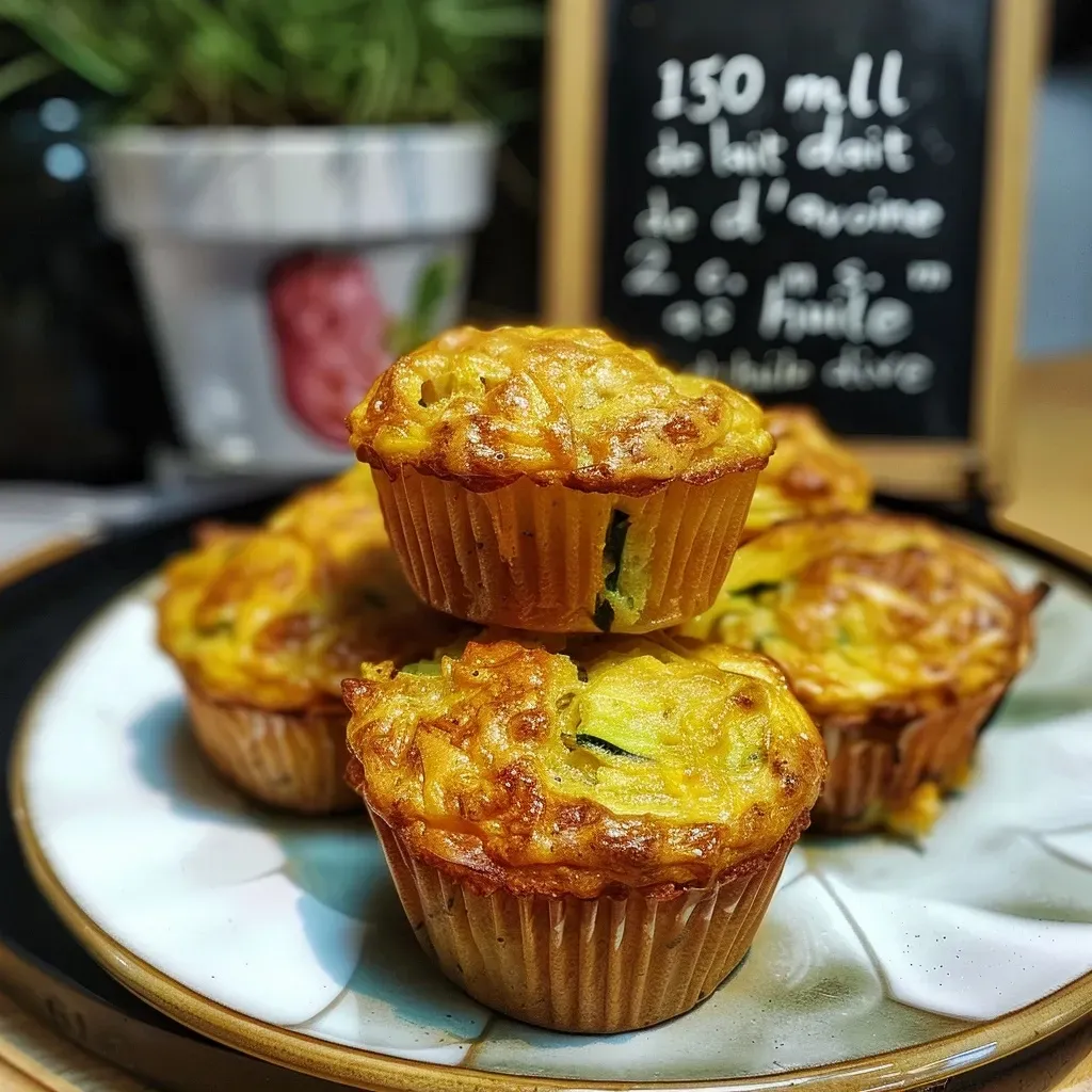 Side view of muffin showcasing zucchini and sundried tomatoes, highlighting a fluffy texture.