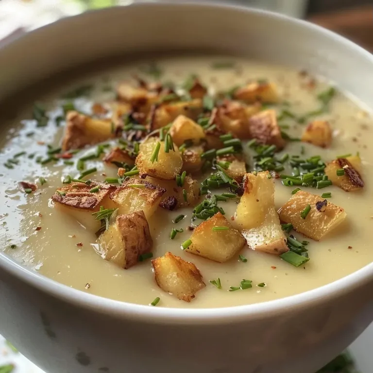 Réconfortant velouté de chou-fleur au curry pour des soirées sereines Creamy cauliflower curry velouté in a bowl with a smooth texture.